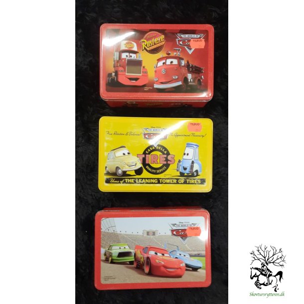  Madkasser i  Zink med disney cars