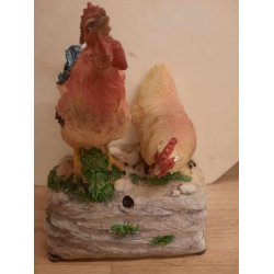 Fugle med sensor i polyresin