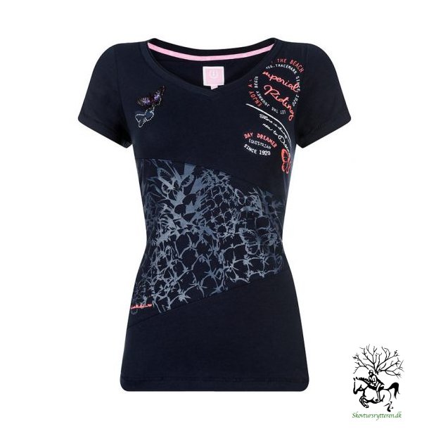 T-shirt fra IR "Cleo" navy bl� str. M