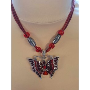 Halskde med sommerfugl fra Fashion Jewelry Rd