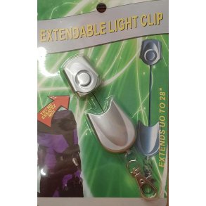 rejse lygte til rygsk eller ngler med clips og vire 