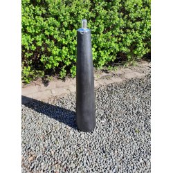 Olielampe i sort plast 85 cm 