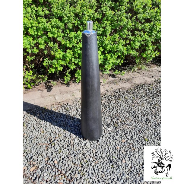 Olielampe i sort plast 85 cm 