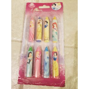 Farvekridt 8 stk. fra Disney princess