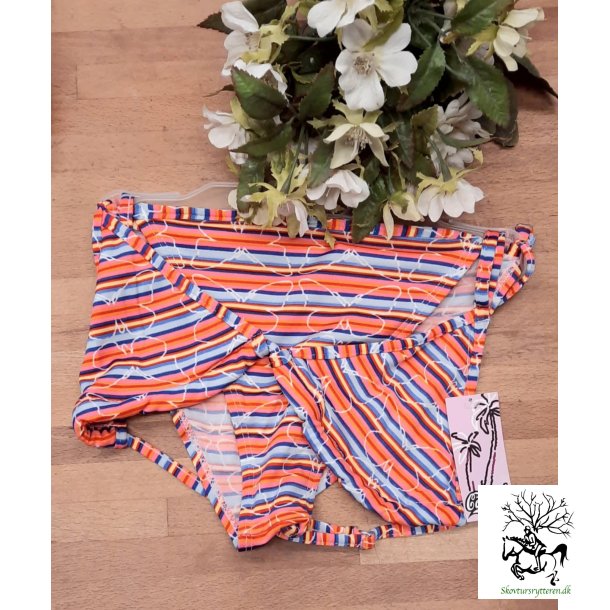 Bikini til brn "Stribet i gul , orange og pink nuancer " fra Coconut