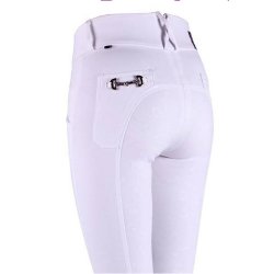 Stvne Ridebukser med fuld silikone grib "Emberly"