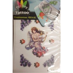 Telefon og I-Pat Klistermrker i tyndt gummi  "Tatoo"   ENGLE