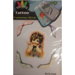 Telefon og I-Pat Klistermrker i tyndt gummi  "Tatoo"   ENGLE