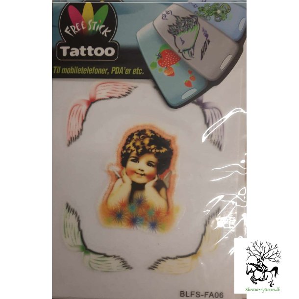Telefon og I-Pat Klistermrker i tyndt gummi  "Tatoo"   ENGLE