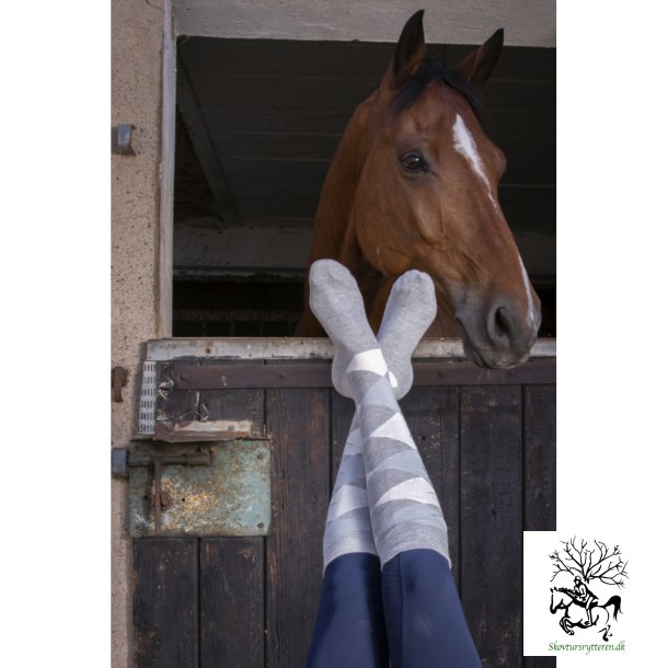 Equitheme knstrmper med krystaller "girly"