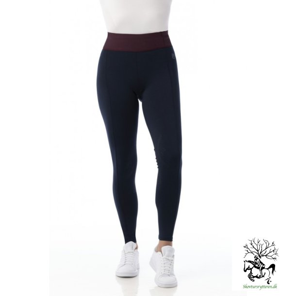 Ridetights med kn grib fra Equitheme  "Tea"