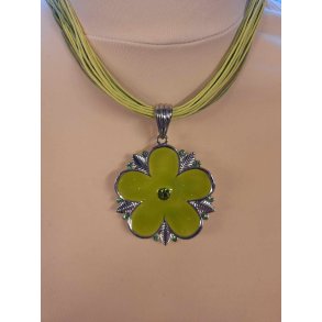 Blomster Halskde fra Glamour Grn