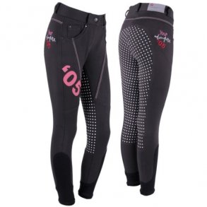  Ridebukser med full silikone grib 
