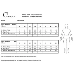 Jodhpur ridebukser fra Campus i sort 