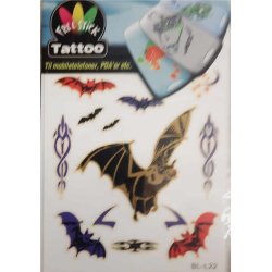  Telefon og I-Pat Klistermrker i tyndt gummi "Tatoo" Eksotiske Dyr