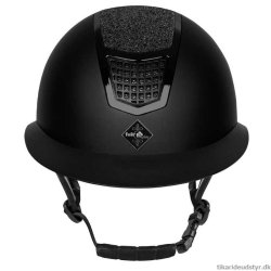 Ridehjelm fra FairPlay "Eclipse" med bred skygge i sort 