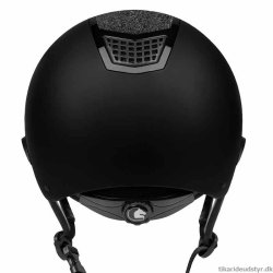 Ridehjelm fra FairPlay "Eclipse" med bred skygge i sort 