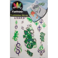  Telefon og I-Pat Klistermrker i tyndt gummi "Tatoo" Eksotiske Dyr