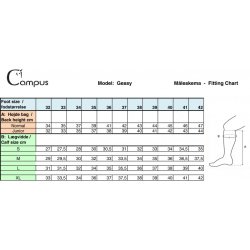 Ridest�vler i skind/stretchsyntet fra Campus  "Gessy" sort