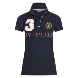 HV Polo polo t-shirt "Favouritas Gold." Navy bl