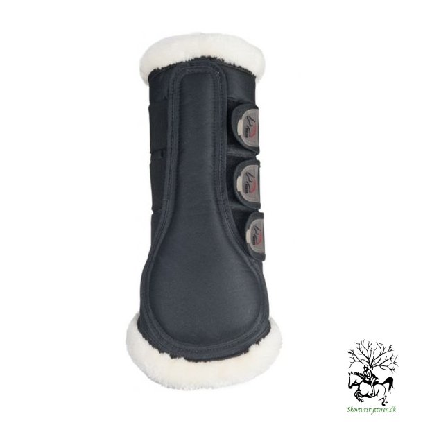 Gamacher fra HKM med falsk lamme foer "Comfort" sort