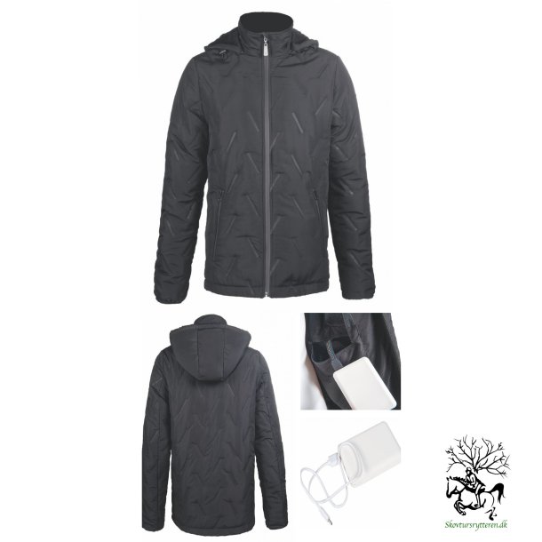 Ridejakke vinter m varmelegeme fra HKM (undg at fryse) Unisex - str XL