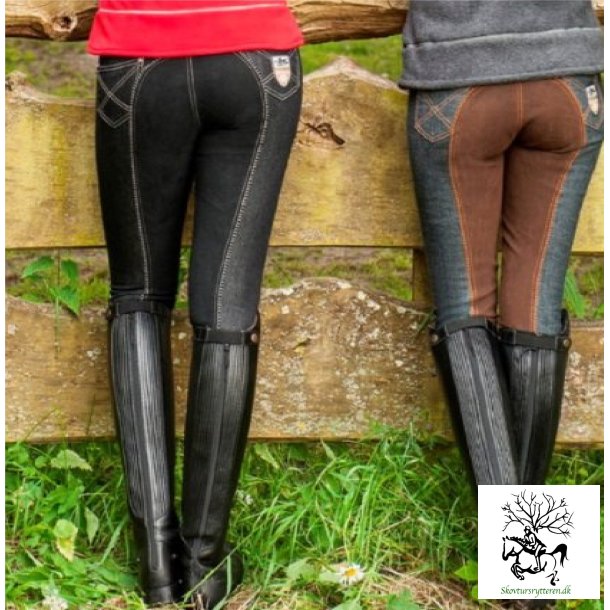 Ridebukser jeans look m sten - Plus size