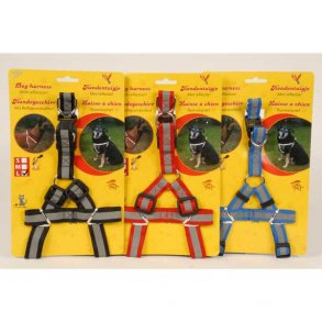 Hunde sele med reflex bnd 