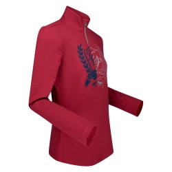 HV POLO - Bluse med lille front  lynls " Dece " str. L og XL