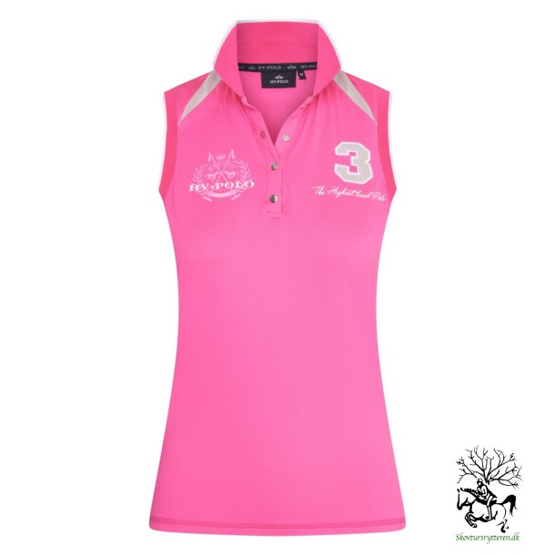  Top til sommer fra HV Polo " Favouritas tech "  Pink