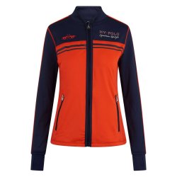 Cardigan til ridning fra  HV Polo "Joelle" Navy bl/hibiscus