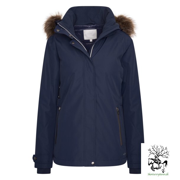 Ridejakke vinter Parka fra HV Polo "Aubine" Navy bl