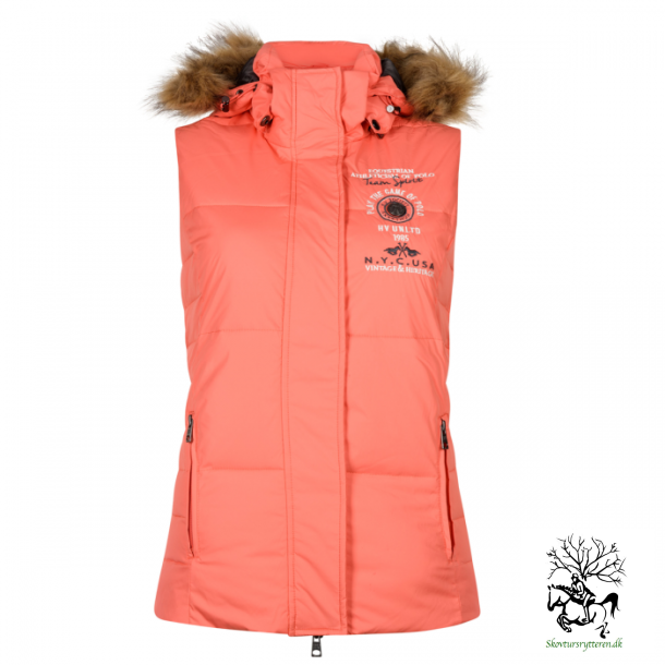 Vest til Vinter fra HV Polo  "Malo" i fersken Str. M 