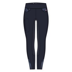 Ridetights vinter til Junior fra IR "Cosmic Sparkle" nat bl 
