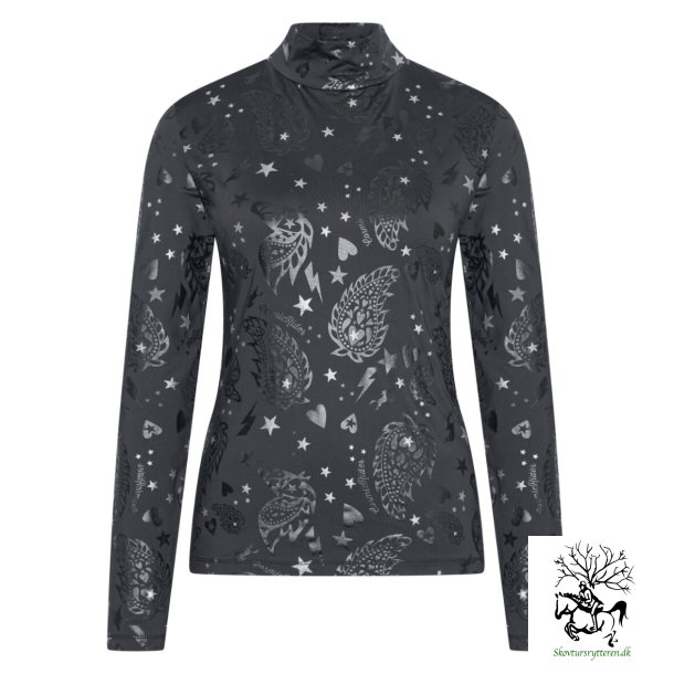 Langrmet T-shirt med hj hals fra IR "Shine Bright"
