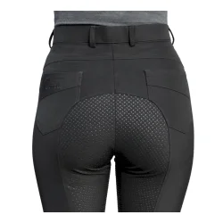 Jodhpur Ridebuks med full grib fra Campus med meget stretch Sort 