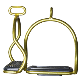  S-Bjle i guld look med glitter effekt fra Karlslund