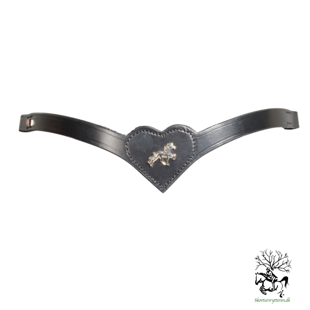 Pandebnd med hjerte og islnder fra Karlslund 