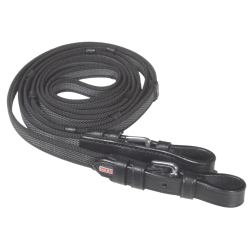 Tjle med spnder i  Supergrip fra Karlslund med eller uden stopper , Sort