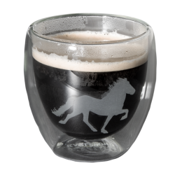 Karlslund Termoglas med islandsk hest 