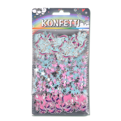 Konfetti med enhjrninge