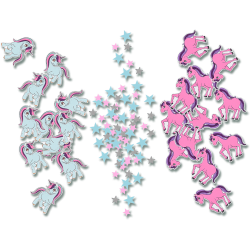 Konfetti med enhjrninge