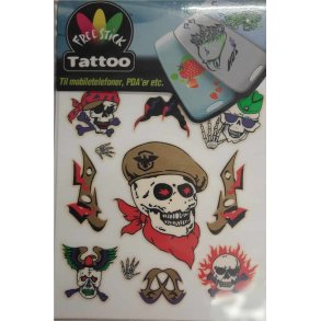 Telefon og I-Pat Klistermrker i tyndt gummi 