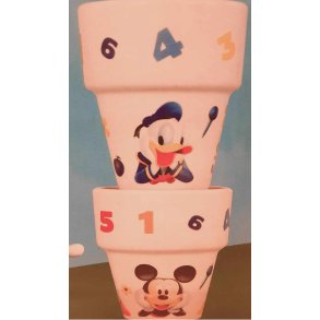 Disney keramik krus med Micky og Anders 