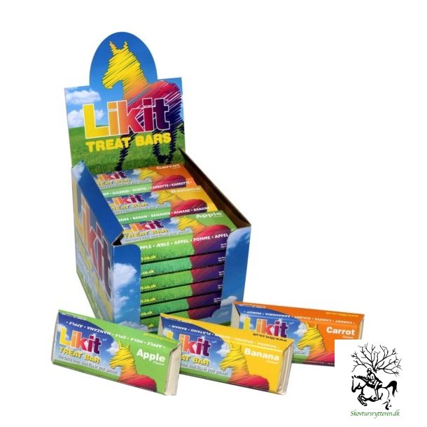 Likit treat bar heste chokolade - godbidder fra Waldhausen -flere varianter 90 g
