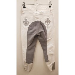 Hvid ridebuks fra IR "Lillylove" str 164