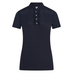 T-shirt fra IR  med flot mnster og knapper "Lulu" Navy