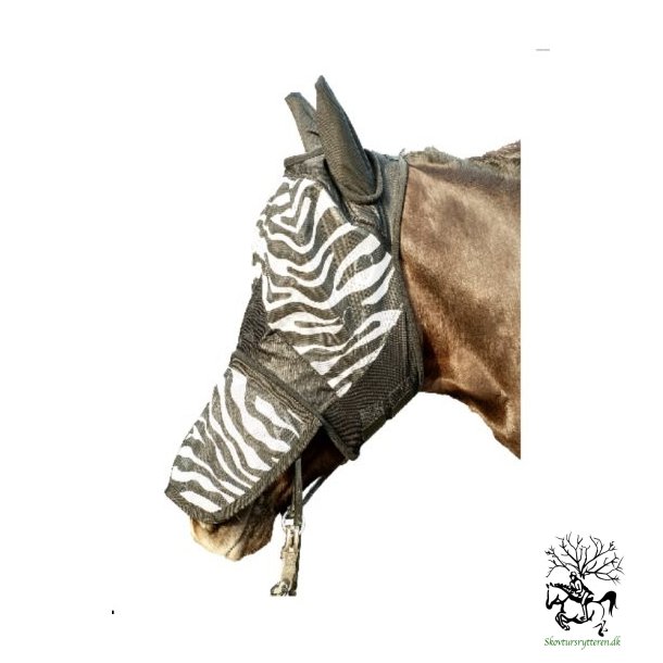 Insektmaske Zebra med nsbeskyttelse