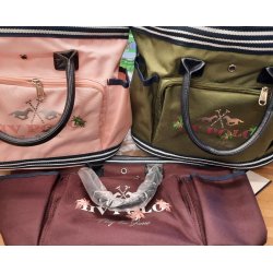 Strigletaske  fra HV Polo "Jonie" med sten og palmer i flere farver