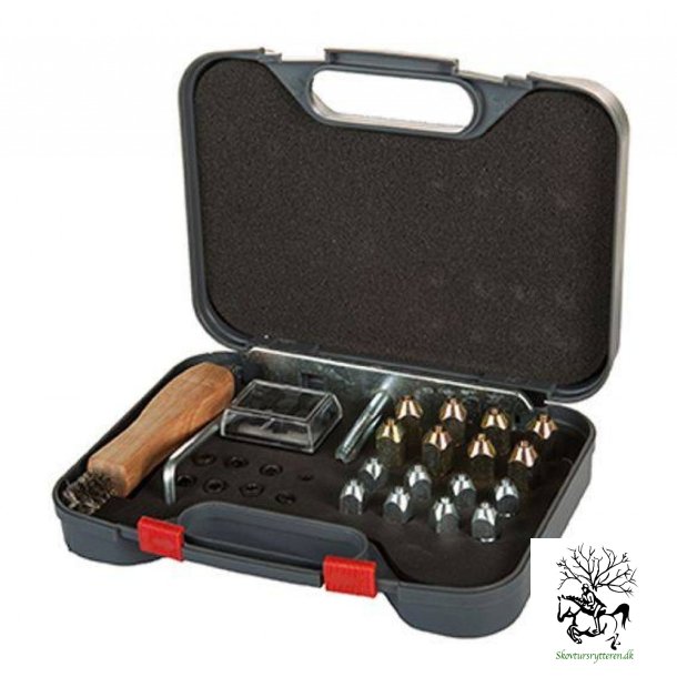 Mordax st med etui fra HKM 3/8 med 30dele